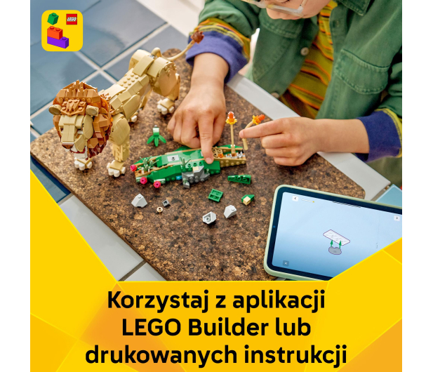 LEGO CREATOR 31386 Dzikie zwierzęta: dumny lew - 1529741 - zdjęcie 8